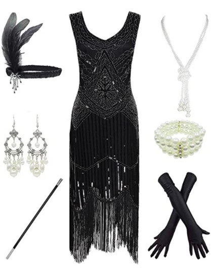 black-flapper-dress